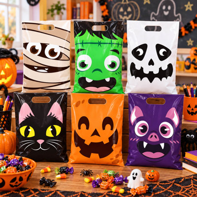 Lot de 36 grands sacs à bonbons d'Halloween pour enfants et fêtes