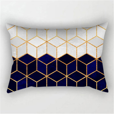  Set of 2 Throw Pillow Covers With Inserts- 12"x20" Decorative Throw Pillow Full Set
