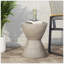 Table d'appoint d'extérieur MGO, gris clair