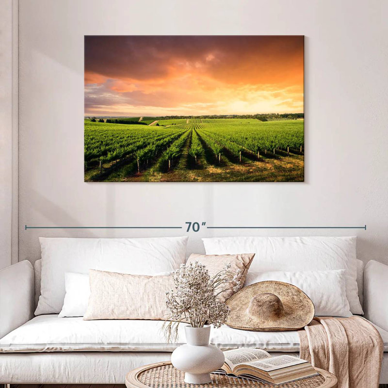 Alvord Vineyard Sunset Horizon, H 30 po x l 45 po