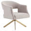 Fauteuil pivotant en polyester 18,9 cm de large Teterboro-124462668