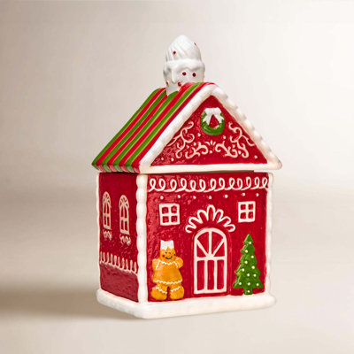 Godinger Silver Art Co Gingerbread Cookie Jar