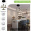 Luminaire suspendu 4 lumières Dontre
