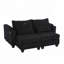 Canapé-lit convertible en Corduroy avec ports USB et deux porte-gobelets-1514843062