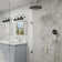 Shower Systems with 12"Rain Shower and High Pressure Handheld Spray, Celling Mount, Rough in-Valve