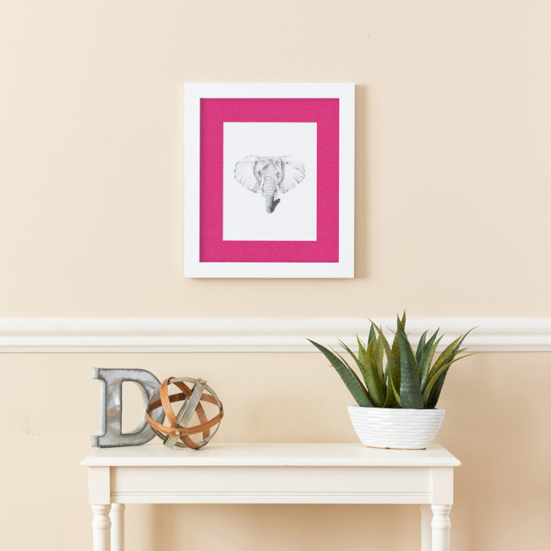 Cadre pour photo simple blanc mat 10 "x 20", Tulipe