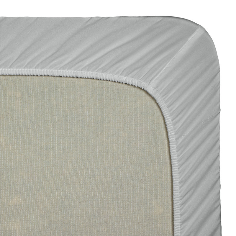 Microfiber Fitted Sheet, King Fitted Sheet, Silver