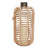 Hemp Rope Wooden Lantern With Flickering Led Lights, Garden Light Décor, Rustic Outdoor Lantern For Patio, Lawn, And Yard