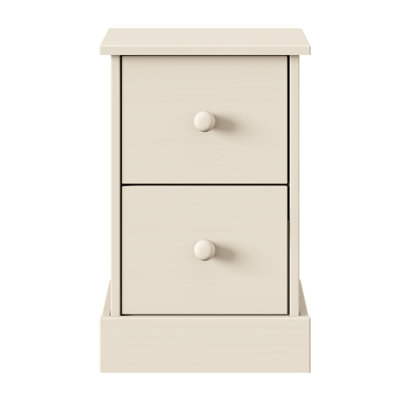 35cm W Solid Wood Bedside Table
