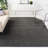Ewen Hand Loomed Wool/Cotton Solid Color Rug in Charcoal-1133951592