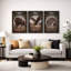 «Rustic Wildlife Animal Kingdom», art de Buffalo-124817963-124817967-124817970