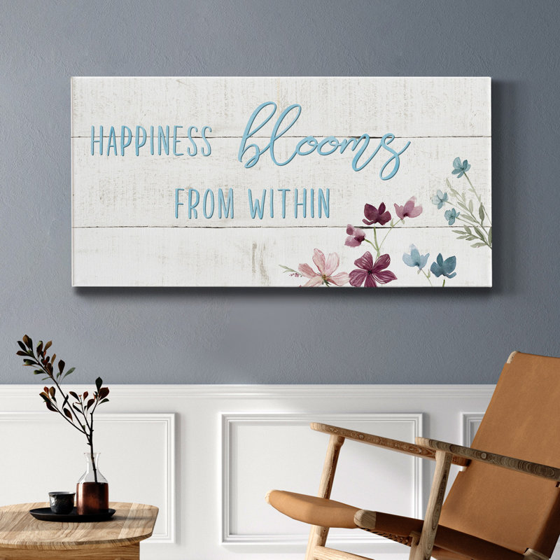 " Happiness Blooms ", 40" H x 20" W 1.5" D