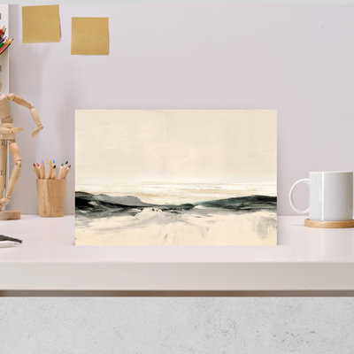 Morning Breeze 2 Abstract Contemporary Modern Fish Coastal Wall Art Print