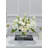 White French Country Peony Vase Centerpiece