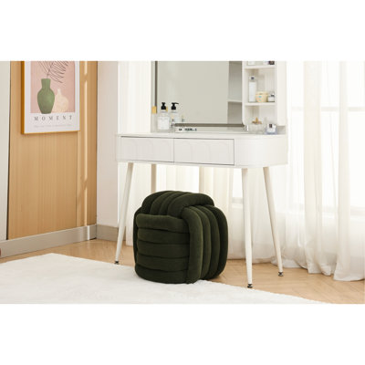 Chenille confortable pour la chambre à coucher, conception moderne, cadre en bois, rembourré de mousse, aucun assemblage requis avec cadre et rembourrage,