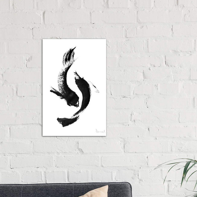 Koi by Dan Hobday - Wrapped Canvas Print, 101.6 cm H x 66.04 cm W x 1.91 cm D