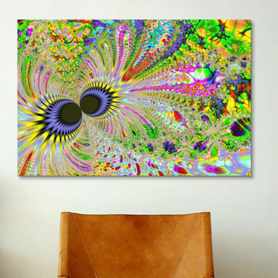 Digital Eyes of The Universe Graphic Art on Canvas