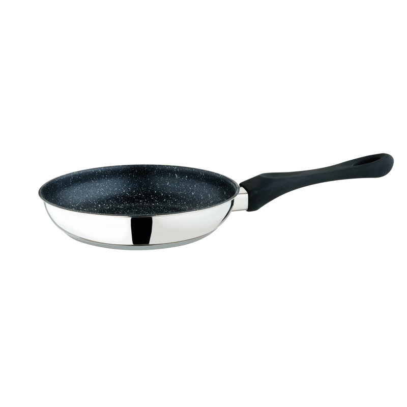 Poêle à frire noir, L 8,6 po