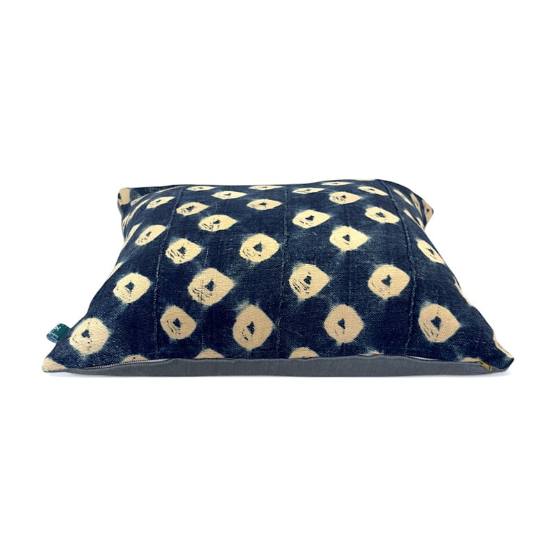 Coussin africain, Bleu