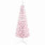 Arbre de Noël neige enneigé, arbre de Noël mince avec branches réalistes et base en plastique pour la décoration intérieure-880238114-880238115