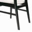 Ensemble de 2 chaises de salle à manger - siège rembourré, pieds en bois d'hévéa-703705237