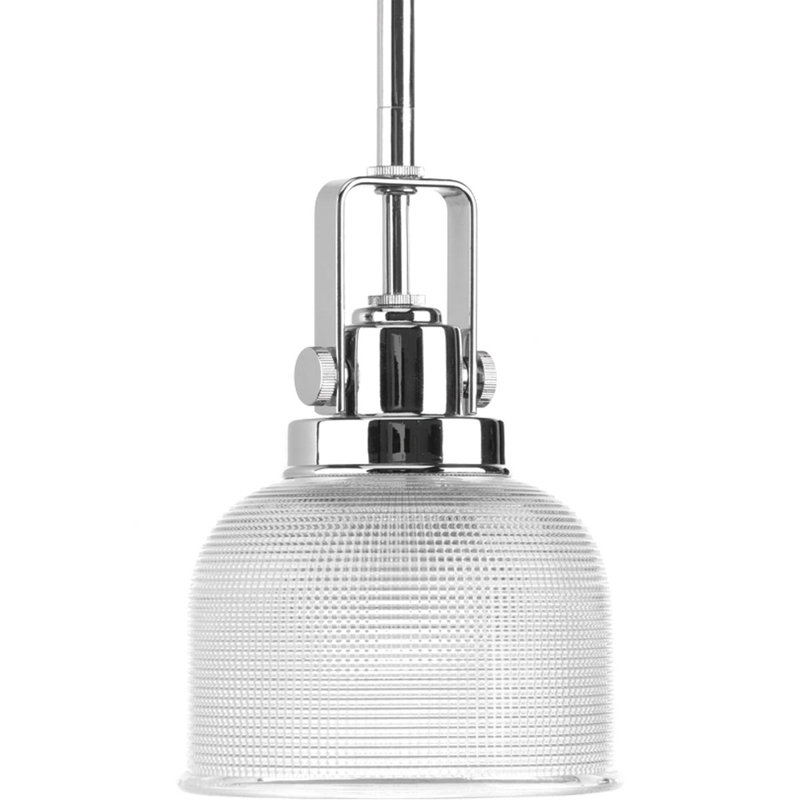 Luminaire suspendu en forme de dôme à 1 lumière Wortman