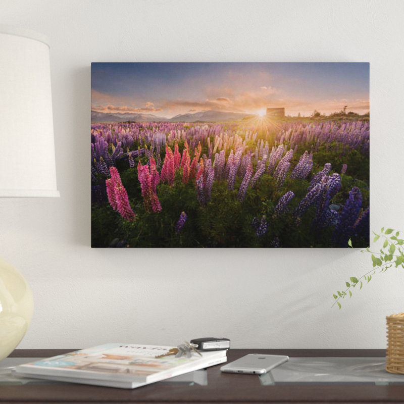«Spring in New Zealand IV», reproduction de photo sur toile, H 8 po x l 12 po x P 0,75 po, Pas de tapis, Toile tendue
