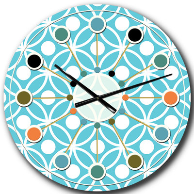 Horloge murale rétro Mid-Century