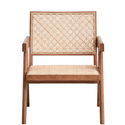 Beige And Natural Chair With Legs For A Practical Home Accent Breathable Seat Comfortable Office