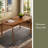 47 Inch Mid Century Modern Dining Table, Solid Wood Kitchen & Dining Room Table For 4, Minimalist Table For Dining Room, Rectangular Dinette Table, Easy Assembly