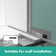 hansgrohe RainDrain Minimalistic Complete Set 2", 35 1/4" Trim and Installation Set