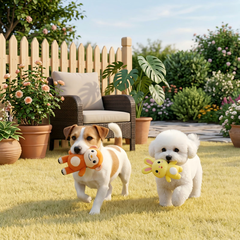 Paquet de 30 jouets pelucheux mignons pour petits chiens
