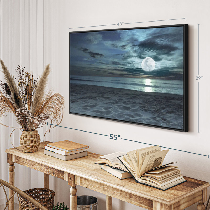 " Twilight Beach Canvas Print ", 29" H x 43" W
