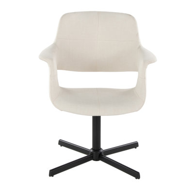 Fauteuil pivotant large de 27,5 po Jannemarie