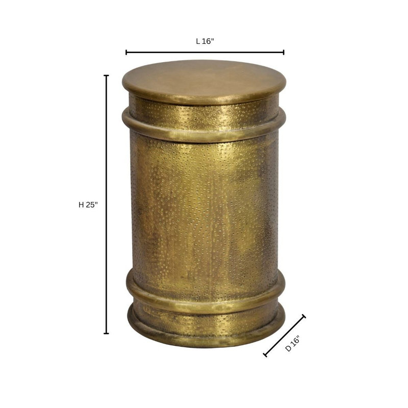 Gavel End Table