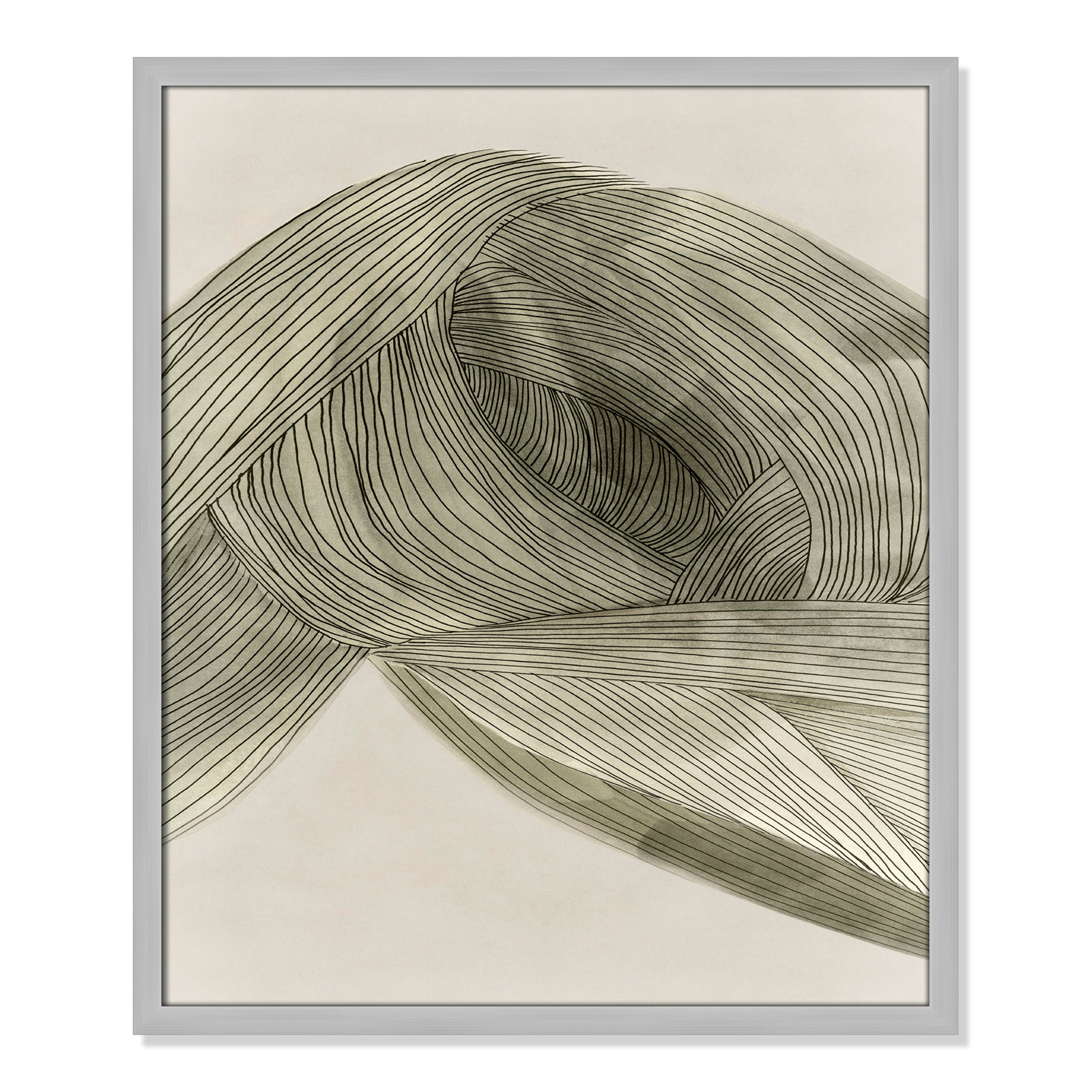 Dreaming In Pastel I, Matte Silver, 25.5" H x 21.5" W x 0.75" D