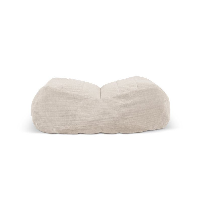 Polyester Outdoor Friendly Classic Bean Bag, Beige