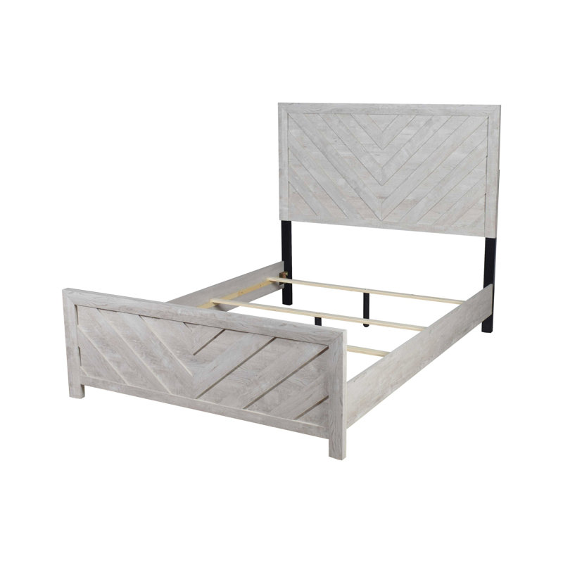Grand lit de style moderne en bois
