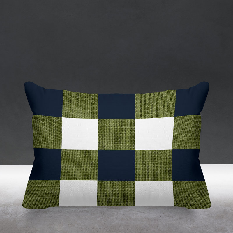Coussin intérieur / extérieur Jeb Farm House, Vert
