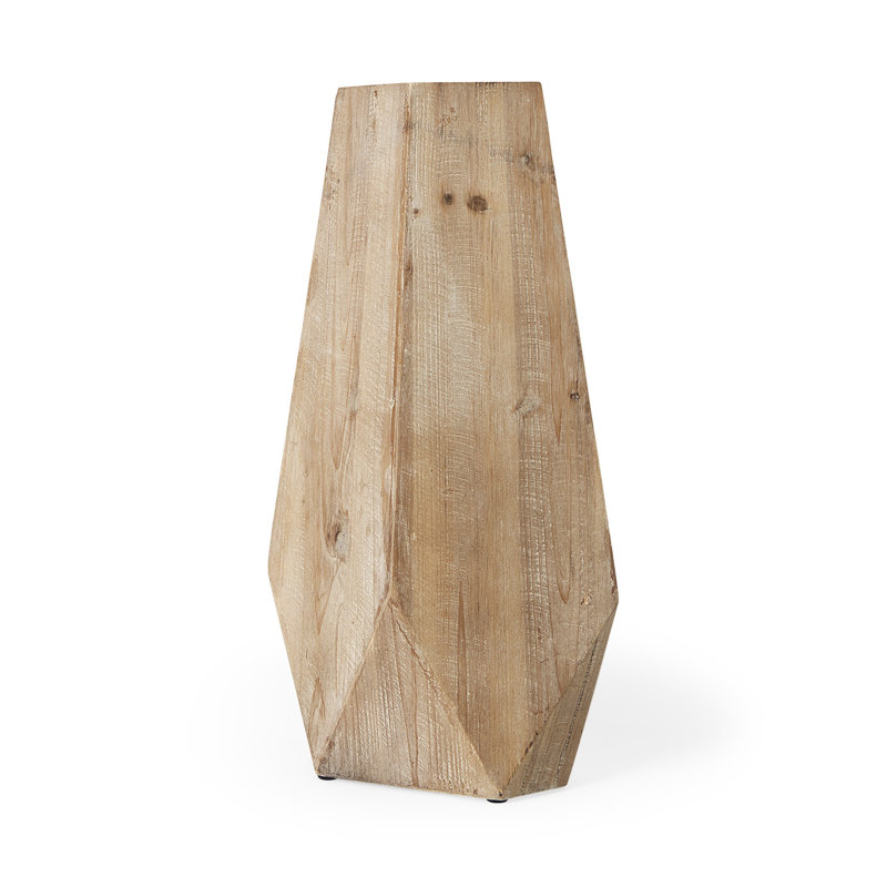 Huberdina Solid Wood Table Vase, 19" H x 6" W x 6" D