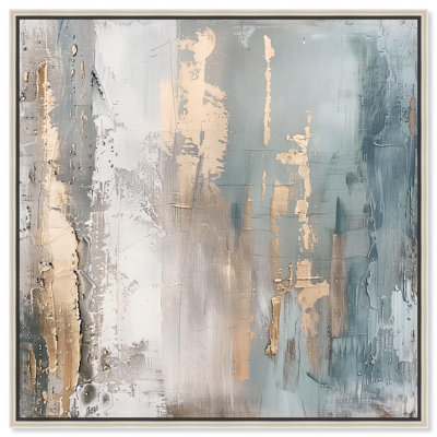 Ebony Veil (V) Canvas Minimal Abstracts by Art Remedy