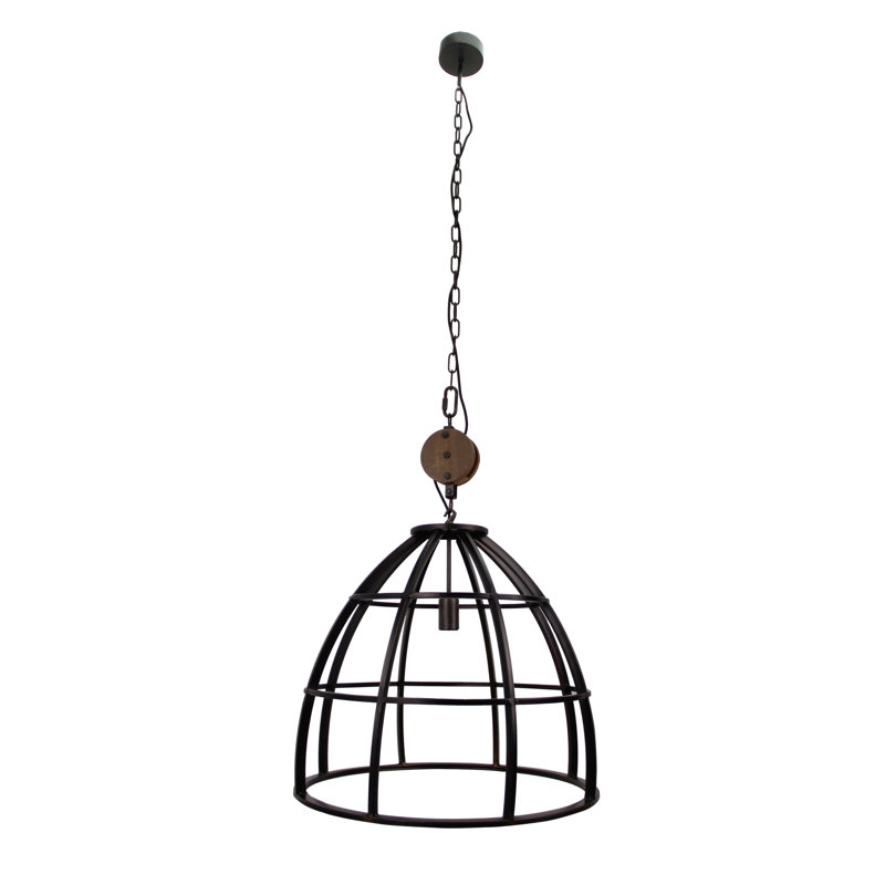 Lederman 1 - Light Single Dome Pendant, 170cm H x 60cm W x 60cm D
