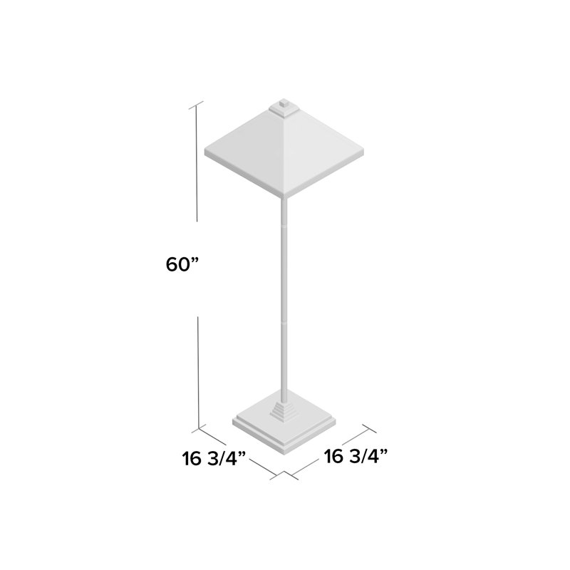 Holstentor 60'' Bronze Traditional Floor Lamp