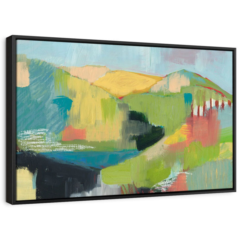 Abstrait, "Impression sur toile", H 9 po x l 13 po