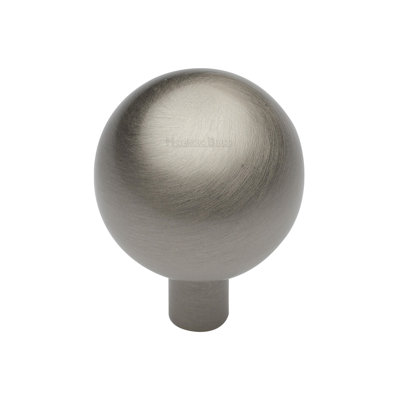 Heritage Brass Cabinet Knob Sphere Design