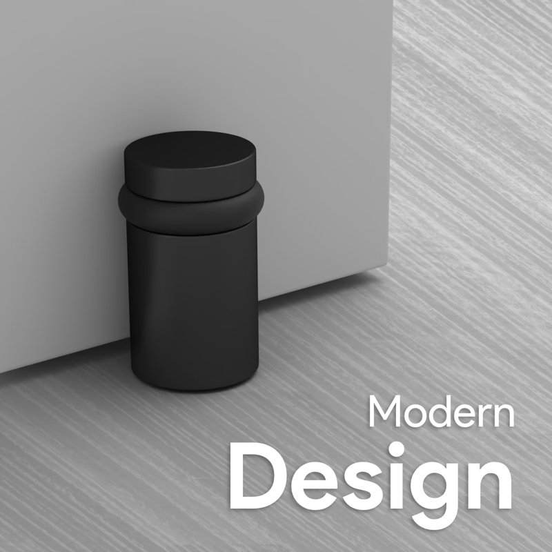 Mega Poignées de porte avec protection murale - moderne, durable, facile à installer, prévient les dommages aux boutons de porte sur tous les types de plancher