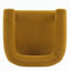 Chaise d'appoint moderne rembourrée avec accoudoirs ronds