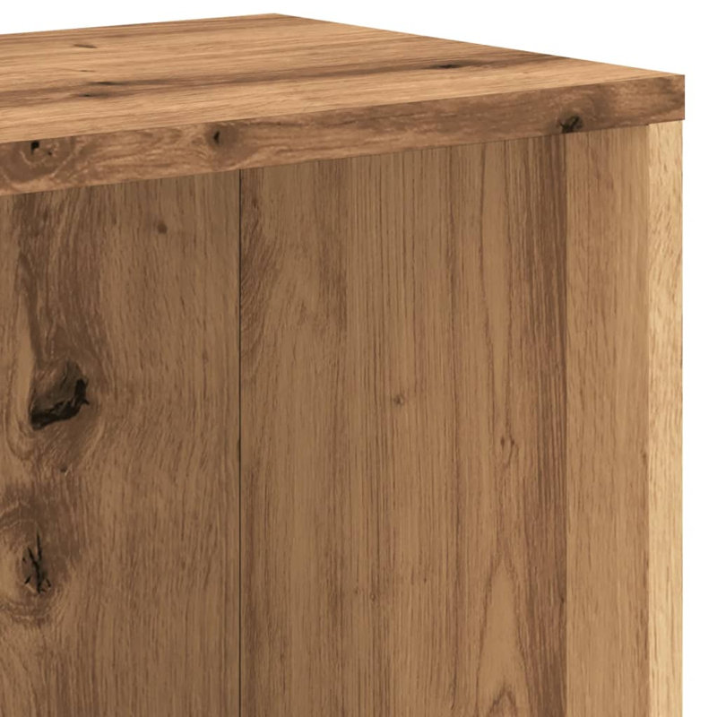 161cm H x 67cm W Geometric Bookcase, Artisian Oak