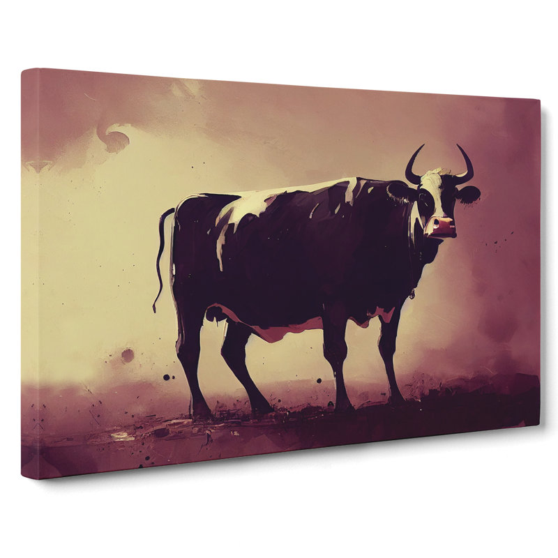 Cow Art Painting Vol.2 - Wrapped Canvas Painting, 50cm H x 76cm W x 3cm D