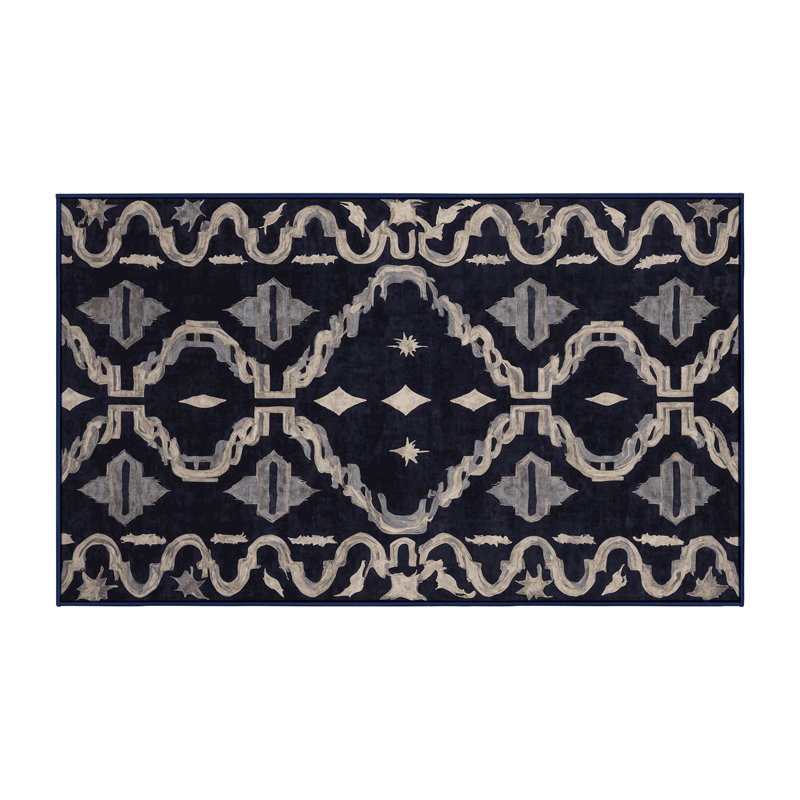 Tapis mauve lavable à la machine, Rectangle 8 pi x 12 pi